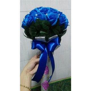 Hoa cưới hoa hồng sáp thơm