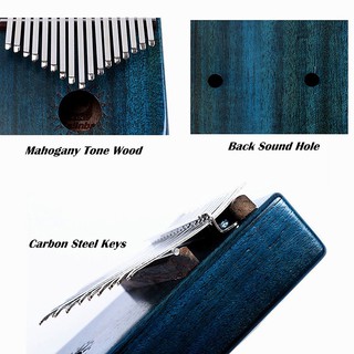 Đàn Kalimba Walter WK-17BL, 17 Phím