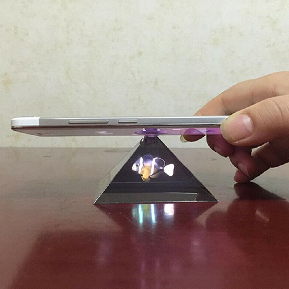 360 Siêu Rõ Ràng° Máy Chiếu Điện Thoại 3D Hình Kim Tự Tháp 3D