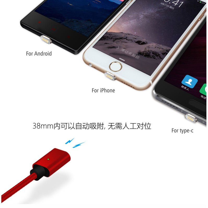 Dây cáp sạc điện thoại 3 trong 1