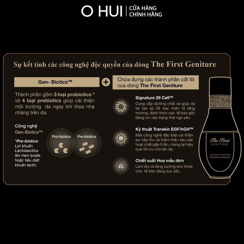 Gói tinh chất siêu vi Ohui The First Geniture Sym-Micro Essence 1ml