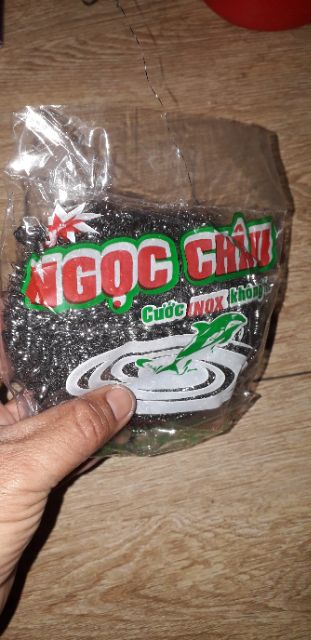 Miếng cước inox dùng vệ sinh bếp đa năng hình cá heo