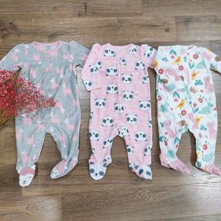 Sleepsuit Carter's liền tất hình thú cho bé gái 0-24m