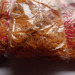 3 lạng Dây chun vòng  nịt to màu vàng , xanh