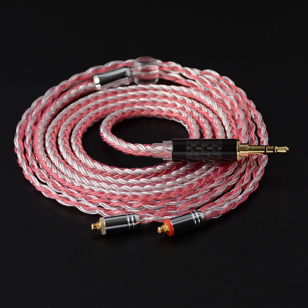 NICEHCK 16 Core Copper Silver Mixed Cable 3.5/2.5/4.4mm MMCX/2Pin For TFZ T2 KZ ZSX ZS10 ST10 C12 C16 BA5 V90 NX7 PRO