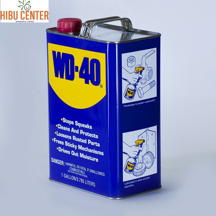 Chất bôi trơn làm sạch thẩm thấu chống ăn mòn WD-40 1 gallon 4 lít