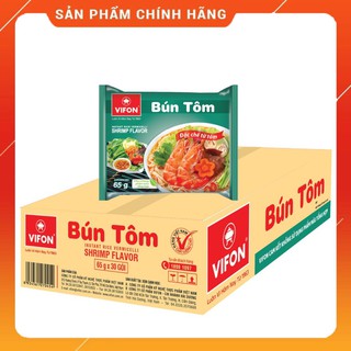 Thùng 30 Bún Tôm VIFON (65g/Gói)