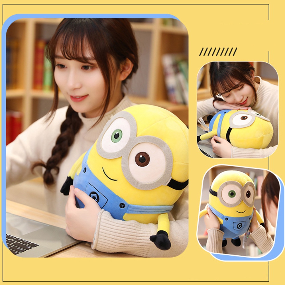 Đồ chơi thú nhồi bông hình minion dễ thương kích thước 21cm