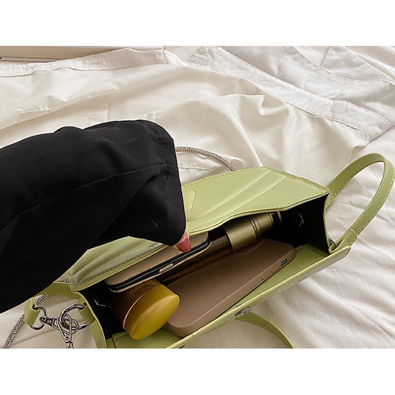 Túi đeo chéo IELGY dáng vuông cỡ lớn có khóa từ tính thời trang cho nữ