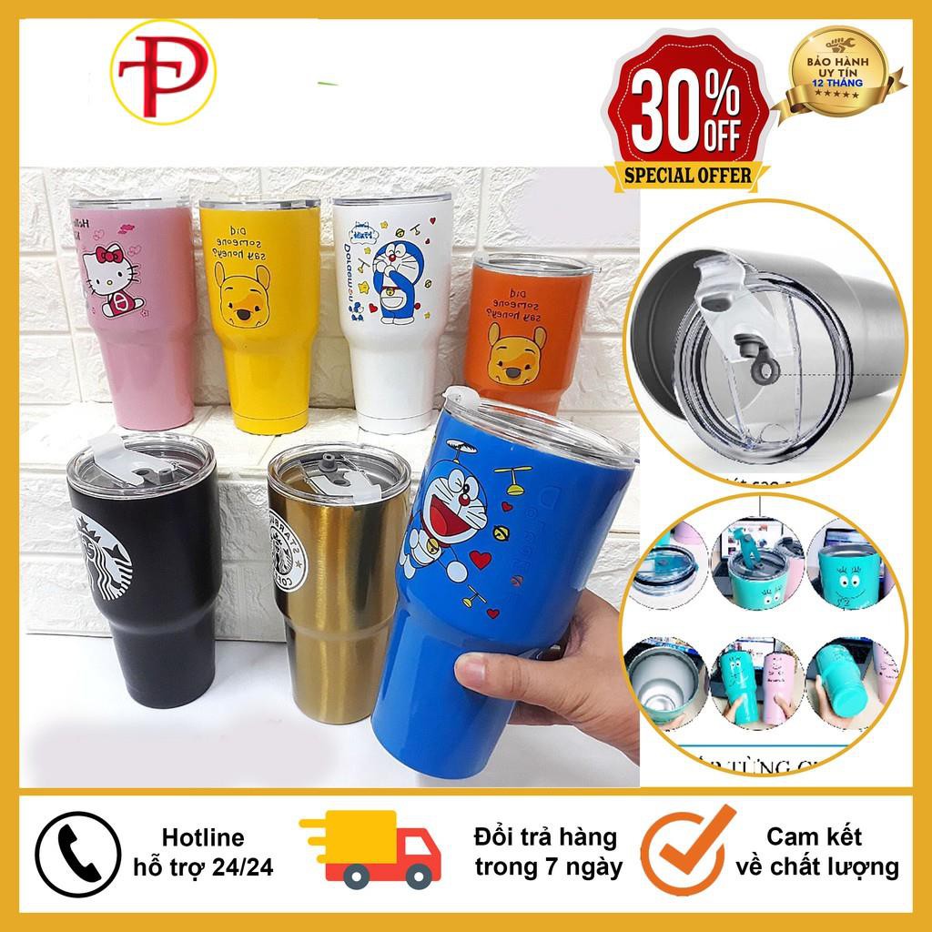 Bình Giữ Nhiệt, Ly Giữ Nhiệt Yeti Thái Lan 900Ml Kèm Túi Xách, 2 Ống Hút Và Cọ Rửa - Nhiều Mẫu