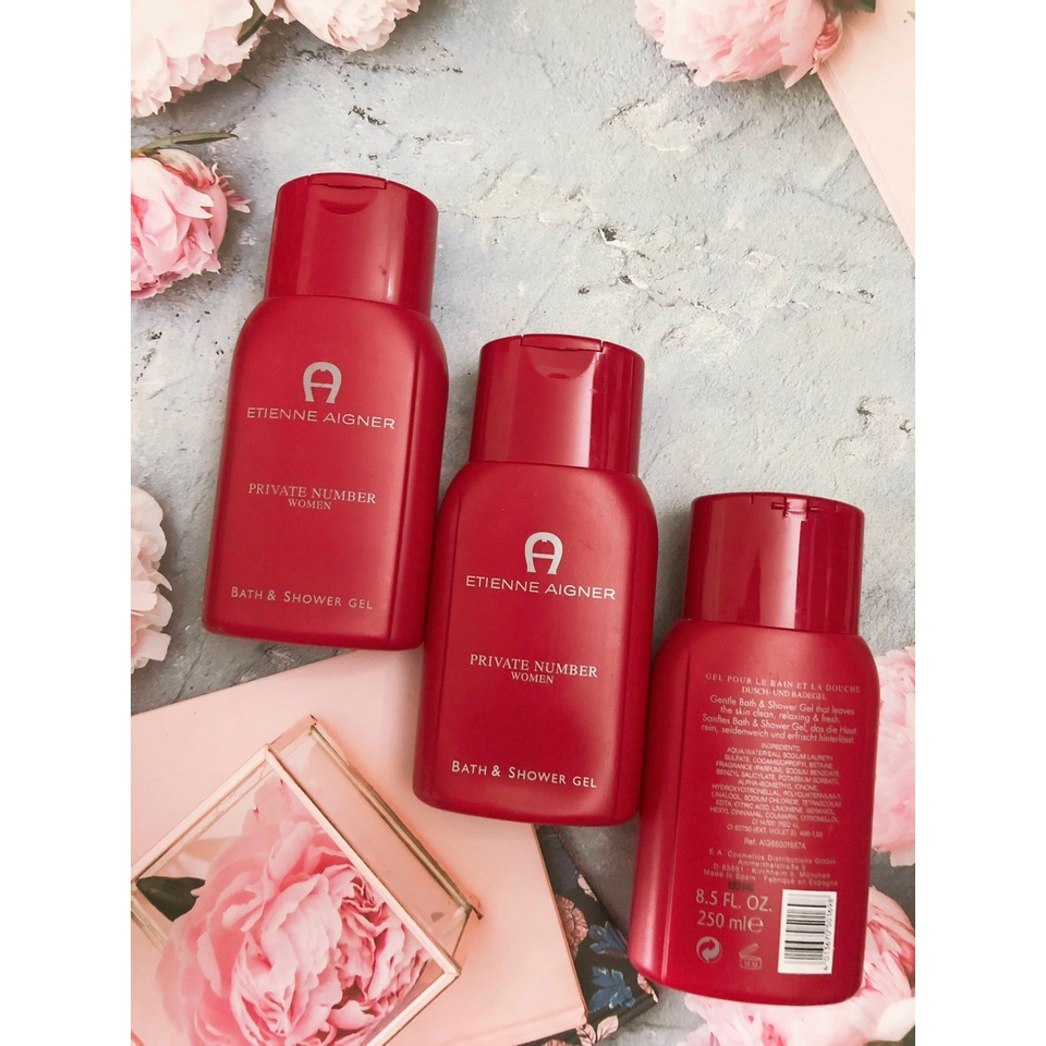 Sữa Tắm Nước Hoa Eitenne Aigner A Đỏ, A Trắng, 250ml Hàng Đức