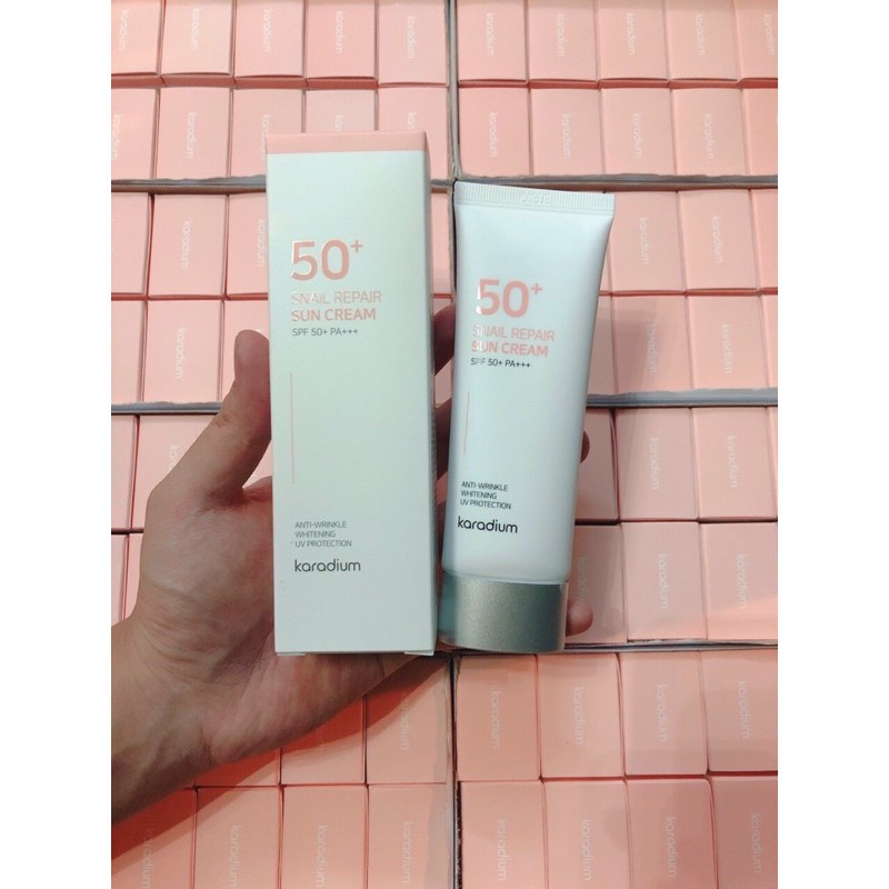 Kem Chống Nắng Karadium Snail Repair Sun Cream SPF 50+ PA+++ 70mL