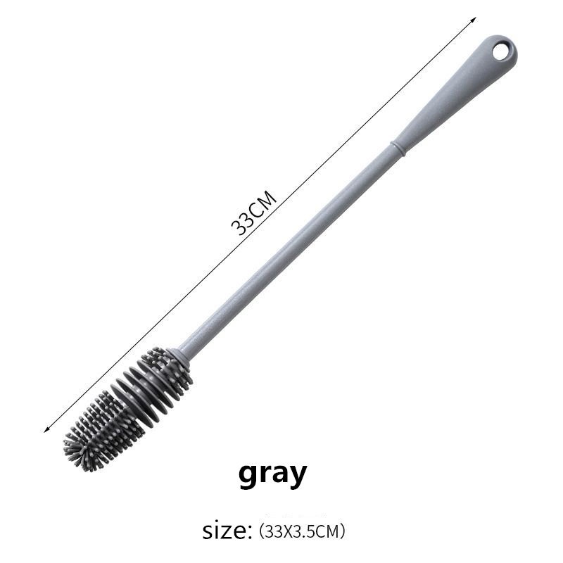 Cọ Vệ Sinh Bình Sữa Bình Nước Silicon An Toàn Cho Bé - Cọ bình sữa Silicon cao cấp xoay 360 độ dùng cho mọi loại bình