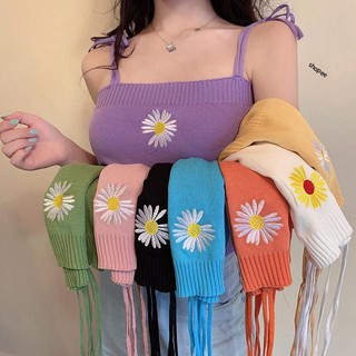 Áo 2 dây hoa cúc quảng châu