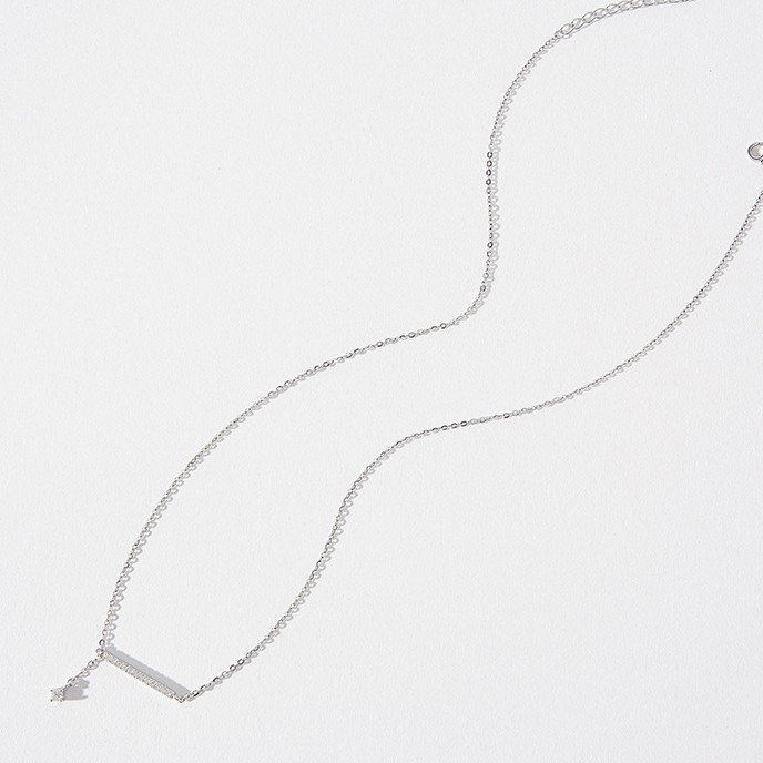 Dây chuyền nữ mạ bạc 925 cao cấp chính hãng mảnh sang trọng trang sức CINLA DC005