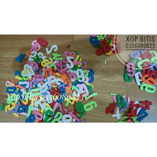Bộ số từ 1-10 kích cỡ 3,5cm bằng nỉ