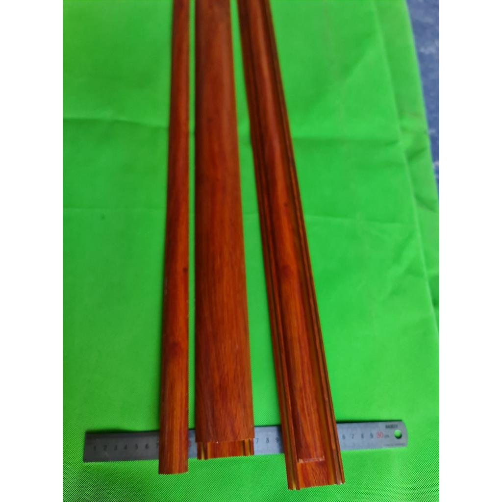 Ghen Bán Nguyệt Nhôm D30 vân gỗ