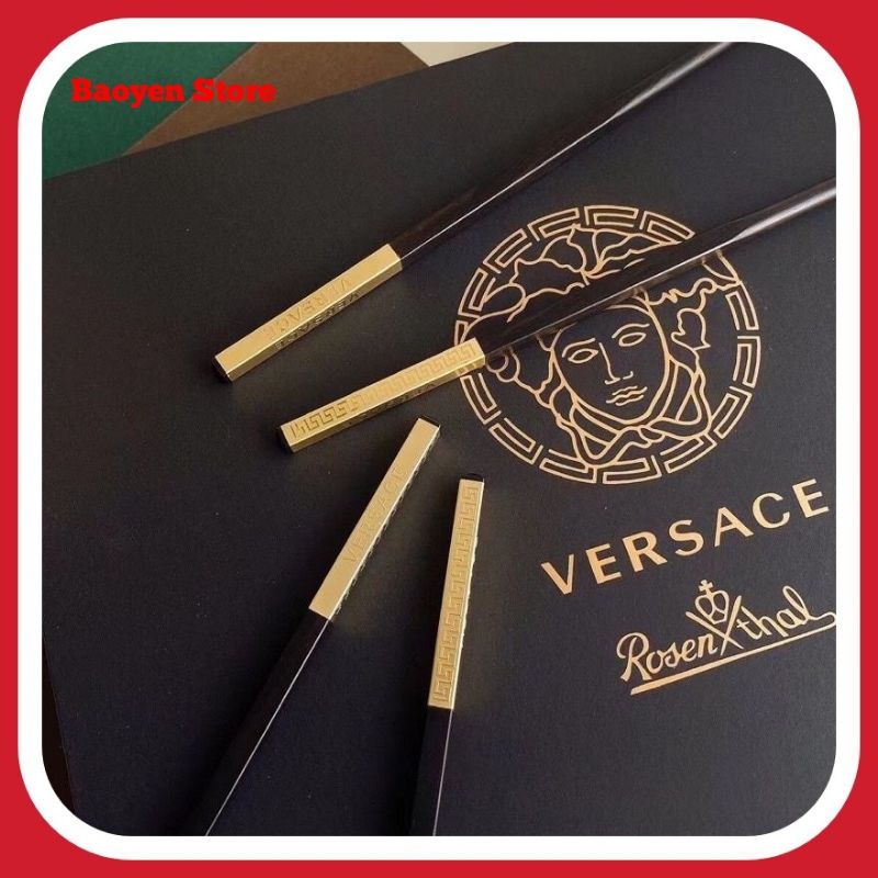 BỘ 10 ĐÔI ĐŨA KHẢM VERSACE