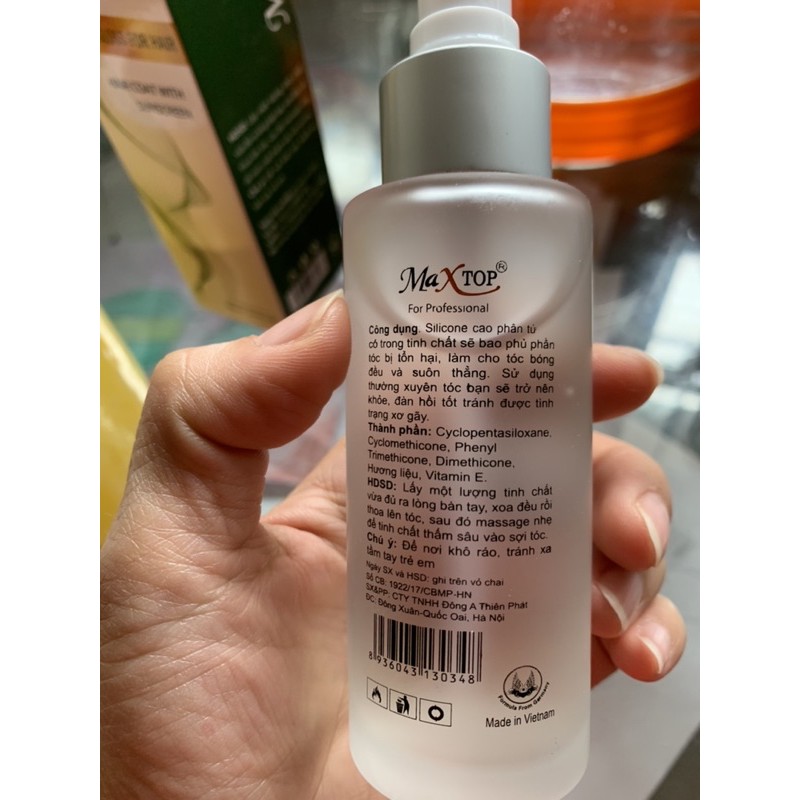 Tinh dầu bóng maxtop - Lựa chọn tốt cho chị em tóc xoăn và khô | BigBuy360 - bigbuy360.vn