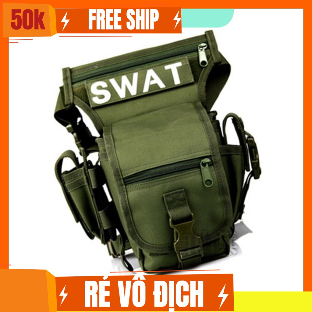 Túi Đeo Hông - Đùi SWAT phong cách PUBG Đi Phượt cực Chất (màu sắc/ mẫu ngẫu nhiên)