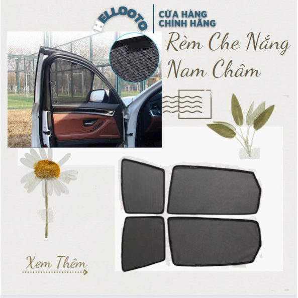 Rèm che nắng nam châm cho xe ô tô - đủ dòng xe - Bộ 4 tấm chắn nắng loại 1 chuẩn form xe, nam châm hút mạnh