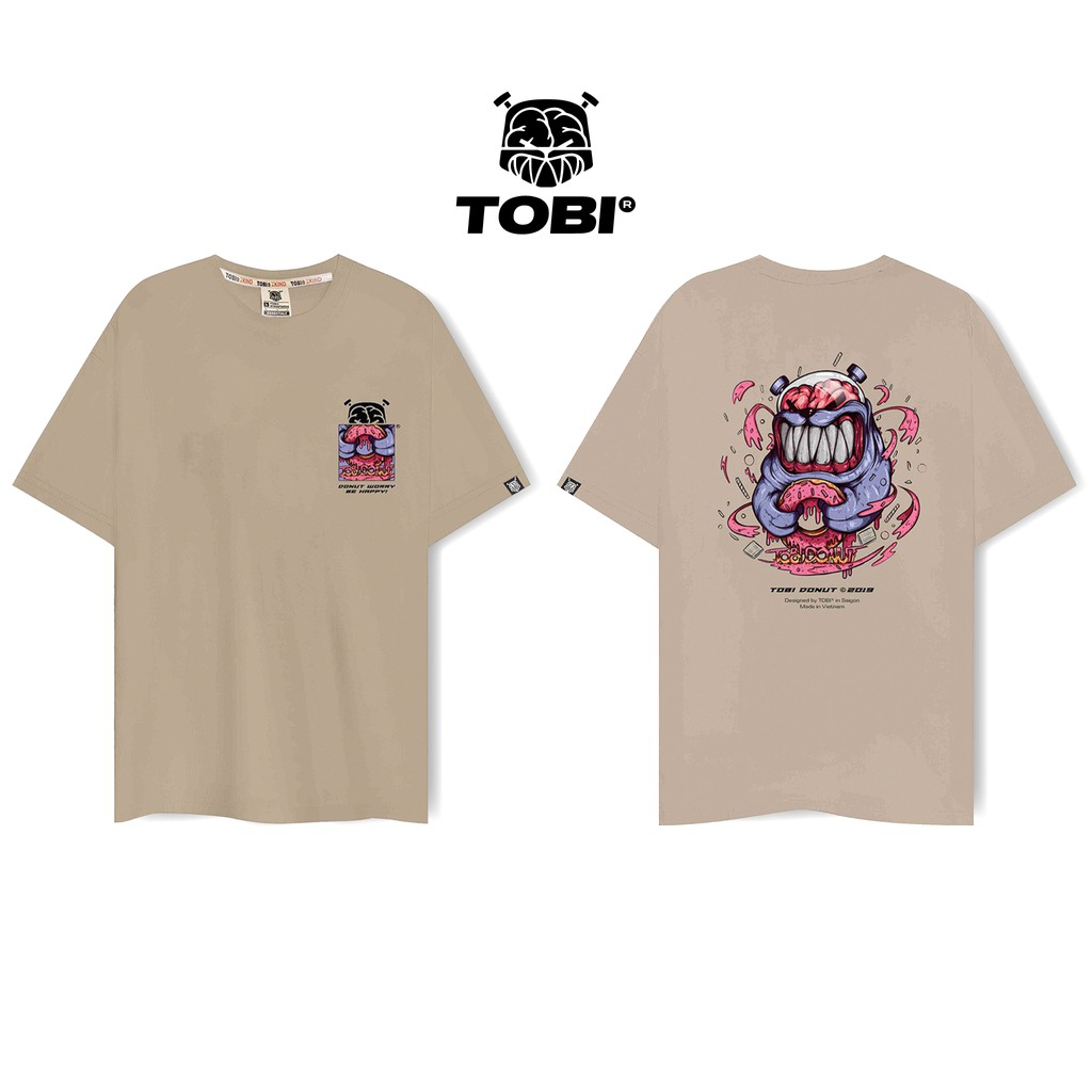 Áo thun tay lỡ TOBI Donut UNISEX | BigBuy360 - bigbuy360.vn