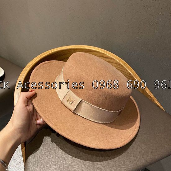 [Siêu Sale] Mũ nắp phẳng chữ M sang chảnh mũ nữ dáng cao bồi