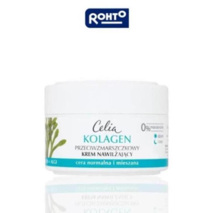 [NHẬP KHẨU BALAN] KEM DƯỠNG ẨM CHỐNG NHĂN COLLAGEN CELIA COLLAGEN MOISTURIZING CREAM- 50ML