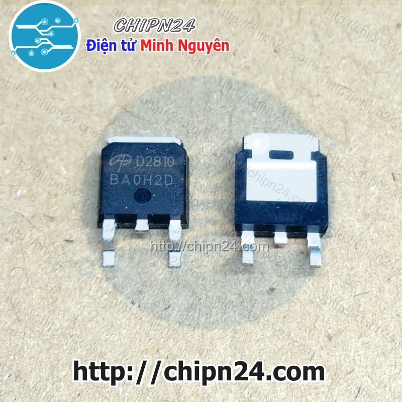 [2 CON] MOSFET Dán AOD2810 TO-252 46A 80V Kênh N (SMD Dán) (D2810 2810)