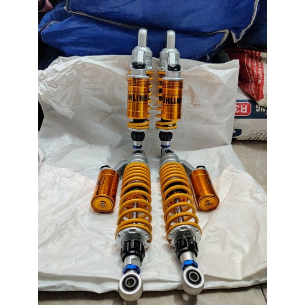Phuộc Ohlins bình dầu 1:1 lắp Dr Wave RSX Angel Suviva Win Sirius Taurus Jupiter Caphe Axelo Galaxy...