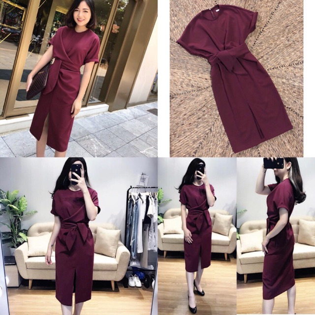 váy xoắn eo MNG