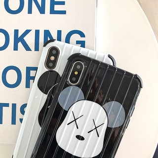 [ FREESHIP TỪ 50K TOÀN QUỐC ] Ốp lưng Iphone BearBrick gân sọc