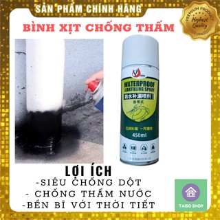 [HÀNG BÀO ĐÀM] Bình xịt Chống Thấm Nước Nhật Bản giúp chống dột mái nhà, tường, ống nhanh chóng