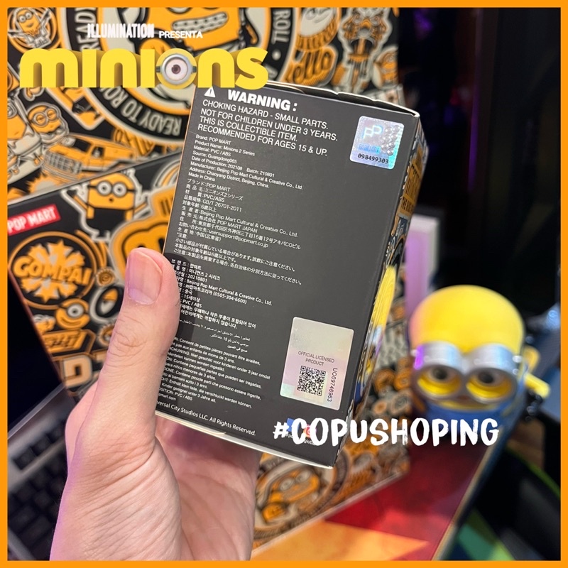 Mô hình Minions Pop Mart Sự trỗi dậy của Gru