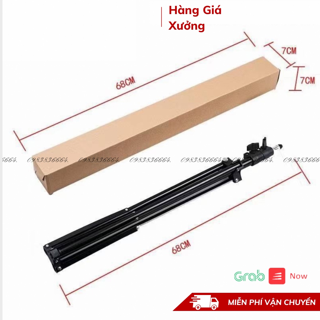 Chân tripod, chân linco cao cấp, chân đèn livestream, chân máy ảnh dài 2m1