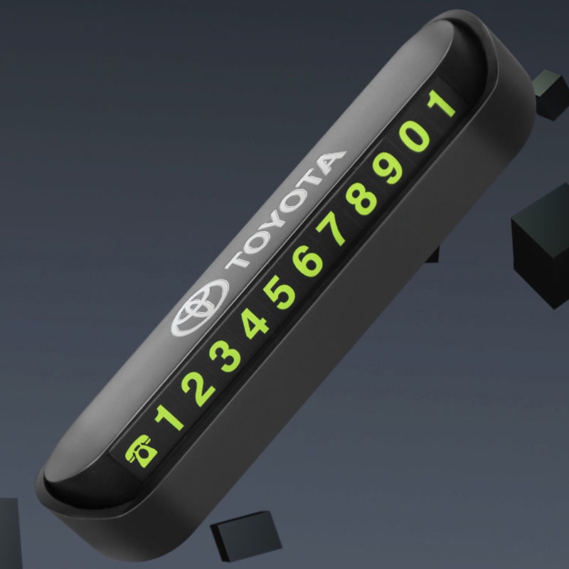 Bảng số điện thoại đậu xe tạm thời tiện dụng cho Toyota Honda Mitsubishi Nissan