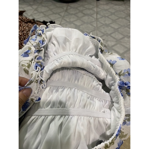 Đầm voan 2 lớp hoa nhí