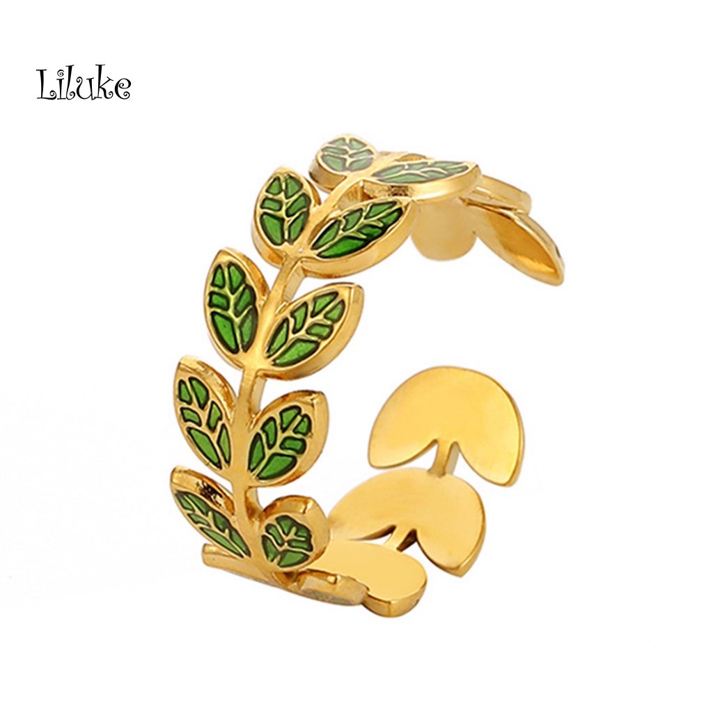 Nhẫn Hợp Kim Hở Màu Sắc Tươi Sáng Thời Trang