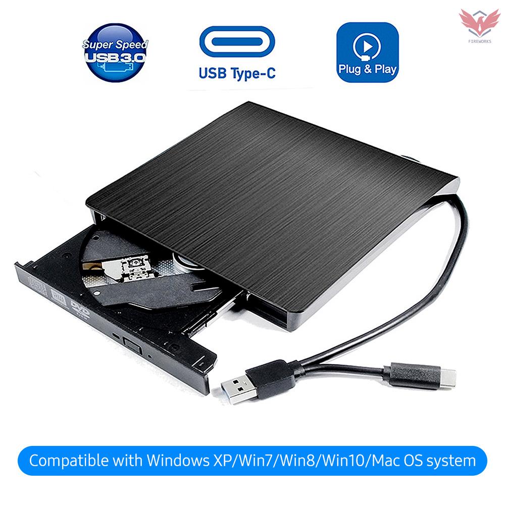 Ổ Đĩa Quang Fir Usb 3.0 Type-C Siêu Mỏng Cho Windows / Mac Os | BigBuy360 - bigbuy360.vn