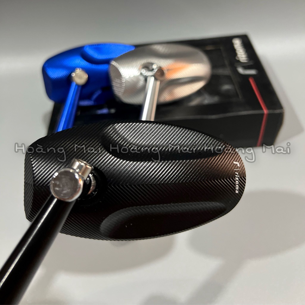 Gương, kiếng chiếu hậu muỗng hiệu Rizoma chống chói hàng xịn cho các loại xe máy
