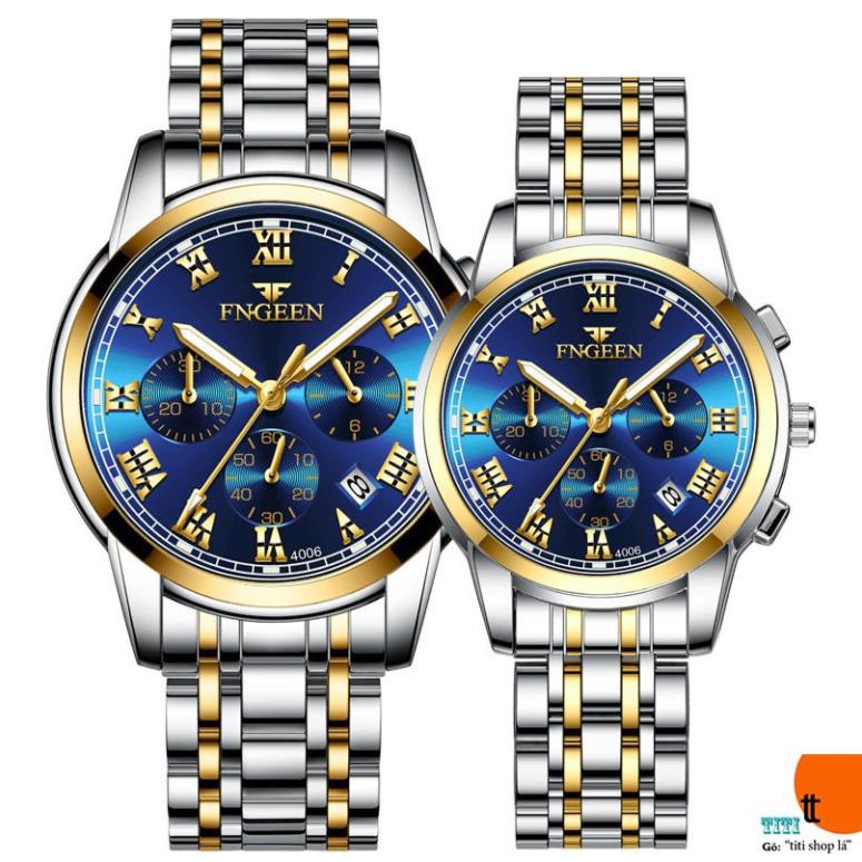 Đồng Hồ Nam Nữ  FNGEEN Cặp Đôi Lịch Ngày DỄ THƯƠNG Rất Chắc Chắn ( Mã: FN131) | BigBuy360 - bigbuy360.vn