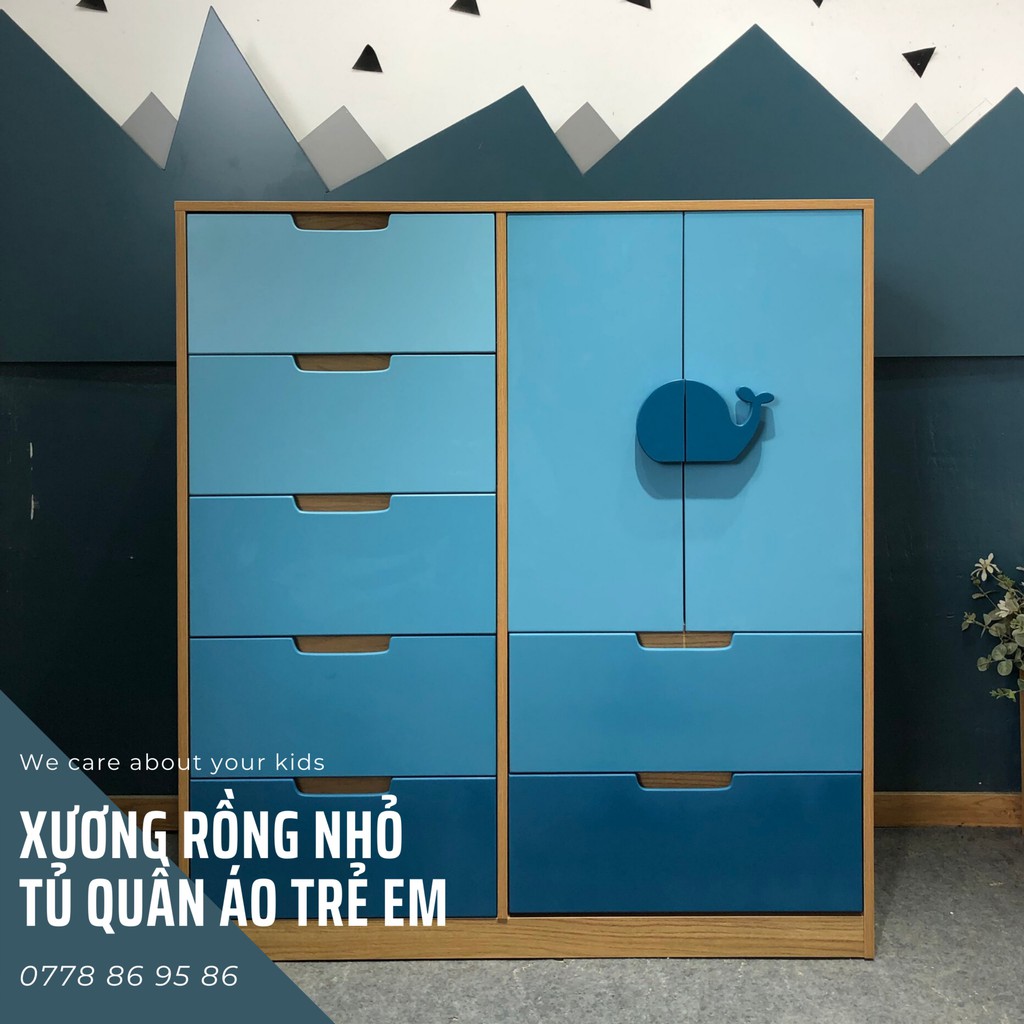 tủ quần áo trẻ em_Tủ bé sơ sinh_XRN