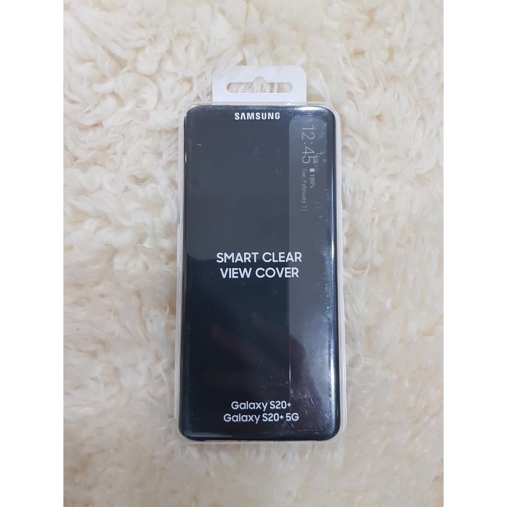 Bao Da Smart Clear View Samsung Galaxy S20 Ultra / S20+  / S20 - Hàng Chính Hãng Nguyên Seal