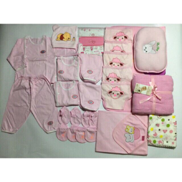 Set đồ sơ sinh cho bé gái