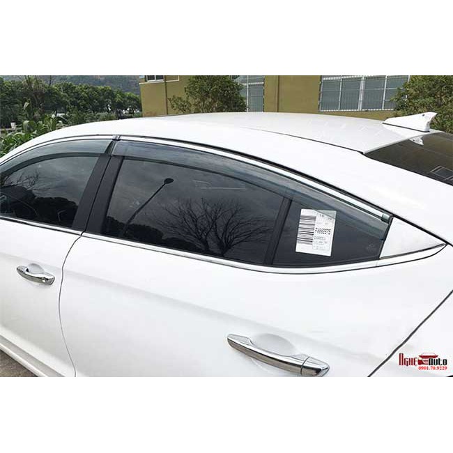 Vè che mưa Kia Cerato 2019-2021-chỉ mạ Crom( hàng cao cấp)