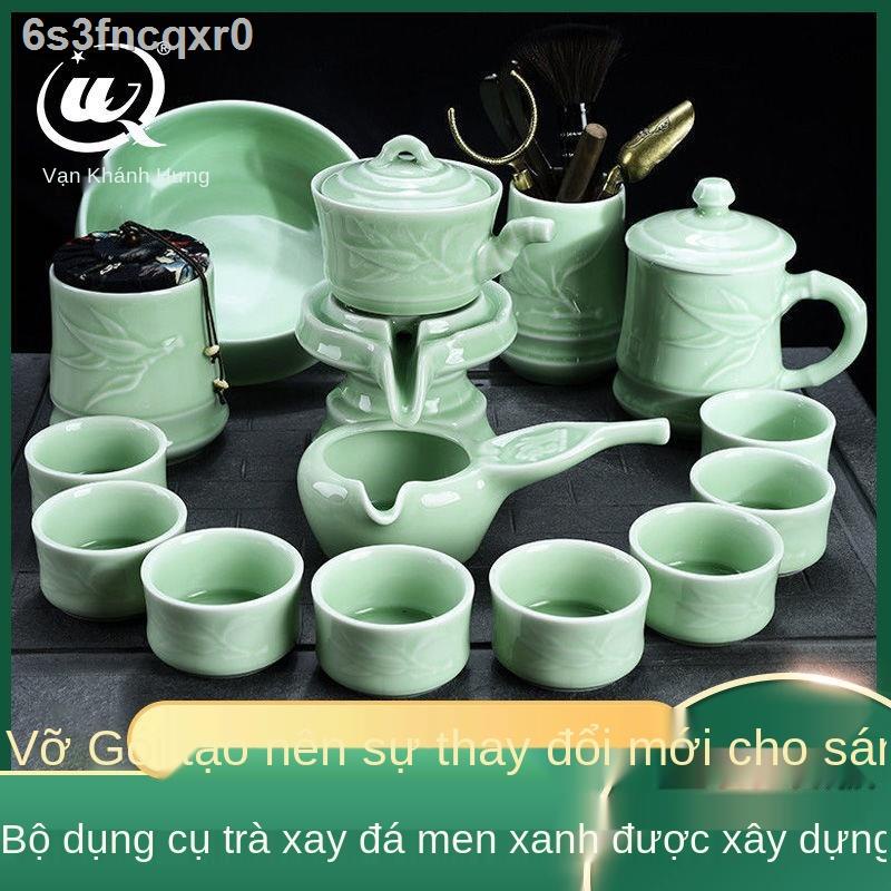 Cối đá gốm sứ tự động tiện lợi Bộ trà u Hoàn chỉnh Bộ trà nhiều mảnh