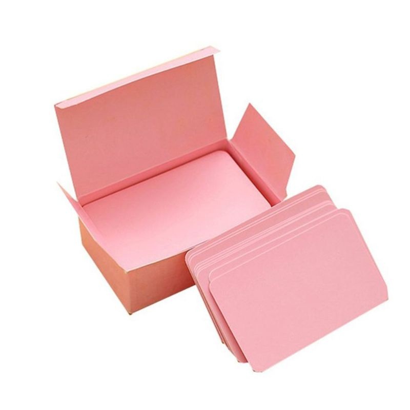 ✿ Set 100 Tấm Thẻ Ghi Chú Mini Hai Mặt Tiện Dụng
