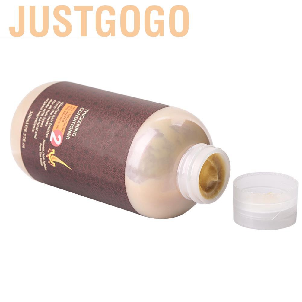 Justgogo Ginger Shampoo  Conditioner Improve Nourishing Hair Care Growth Prevent Loss for Dandruff Itchy Flaky or Dry Scalp
