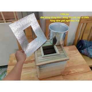 Bộ ghế xông bọc cách nhiệt kèm xô(như hình)