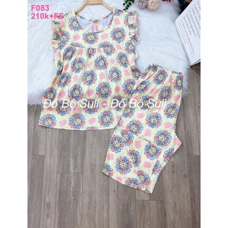 Đồ Bộ Lụa Latin Cao Cấp Lửng Dễ Thương - Đồ Bộ Suli